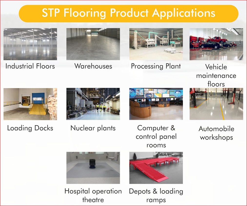 STP Flooring Product Applications