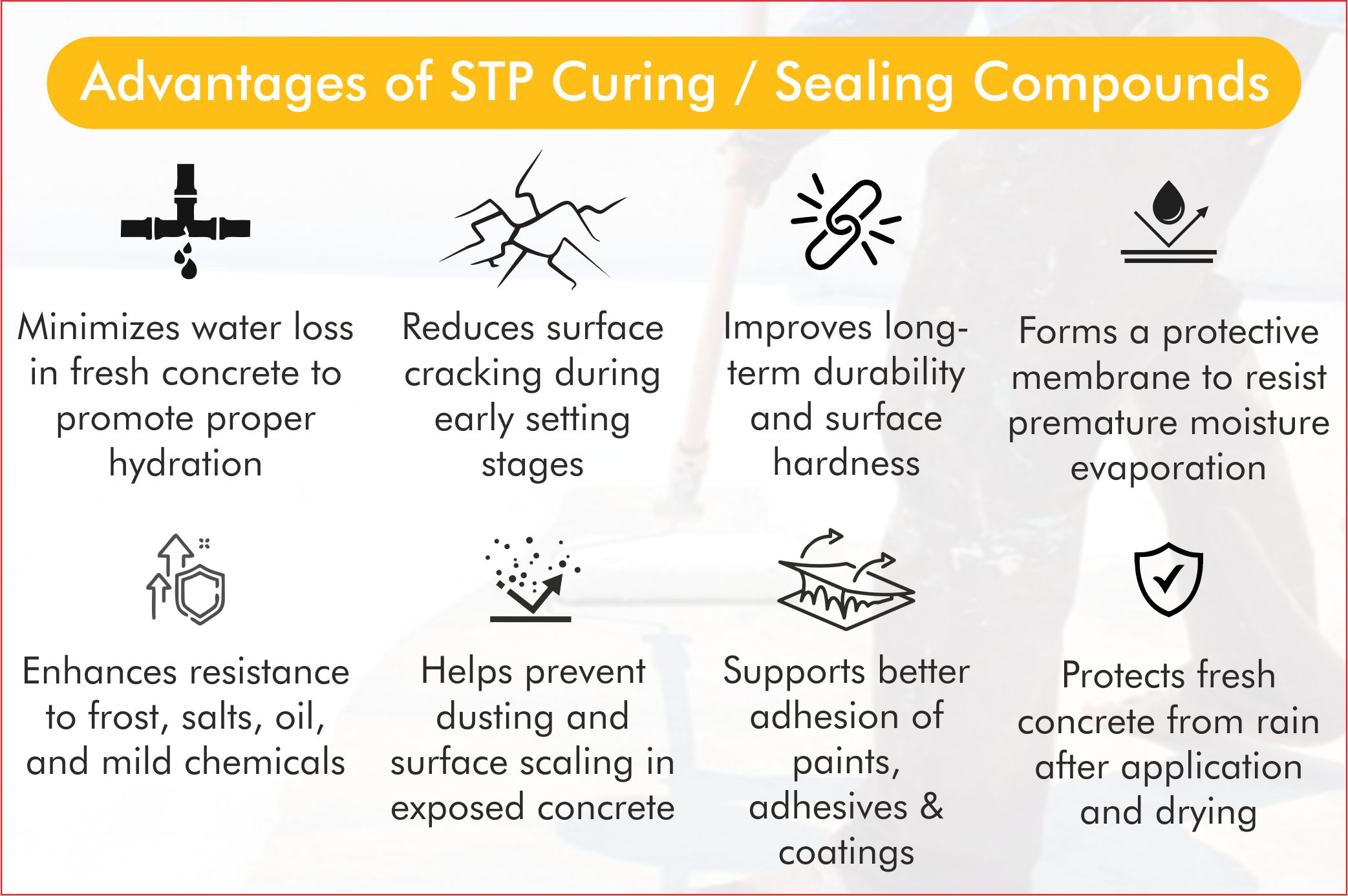 STP Curing Sealing Compounds Advantages