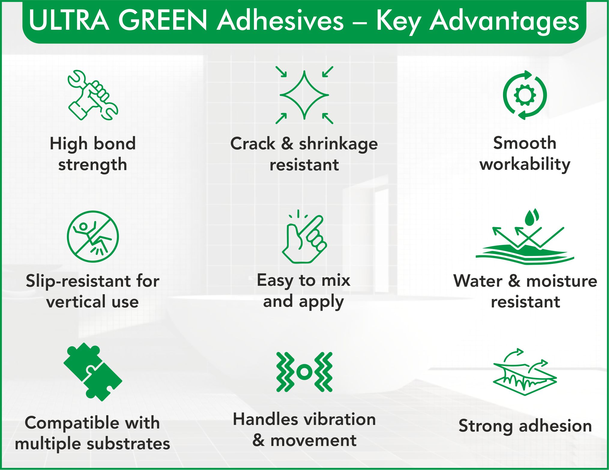 Ultra Green - Advantages