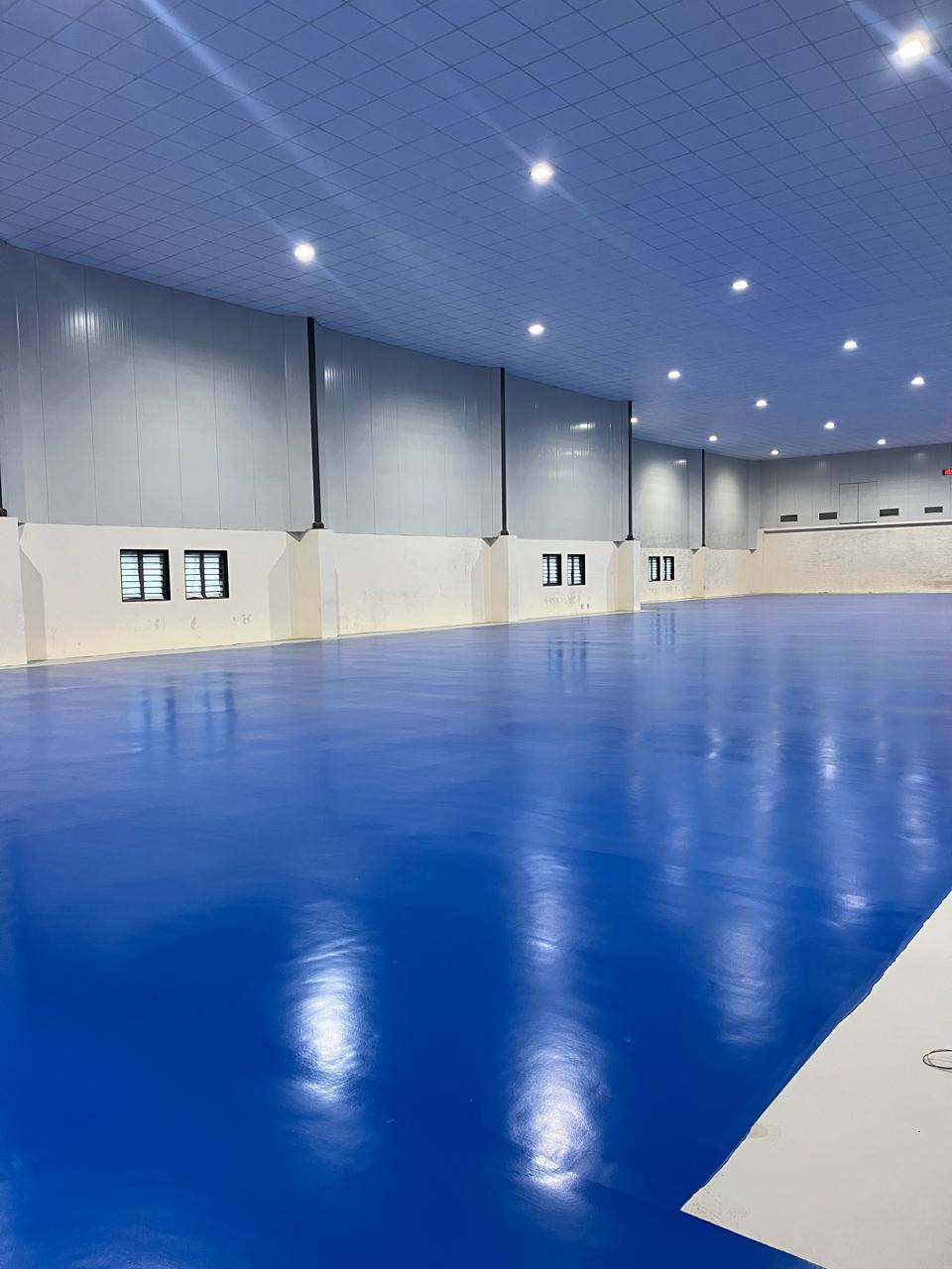 3 MM PU FLOORING WORK SLOGAN POLYFILM TANKARA 1