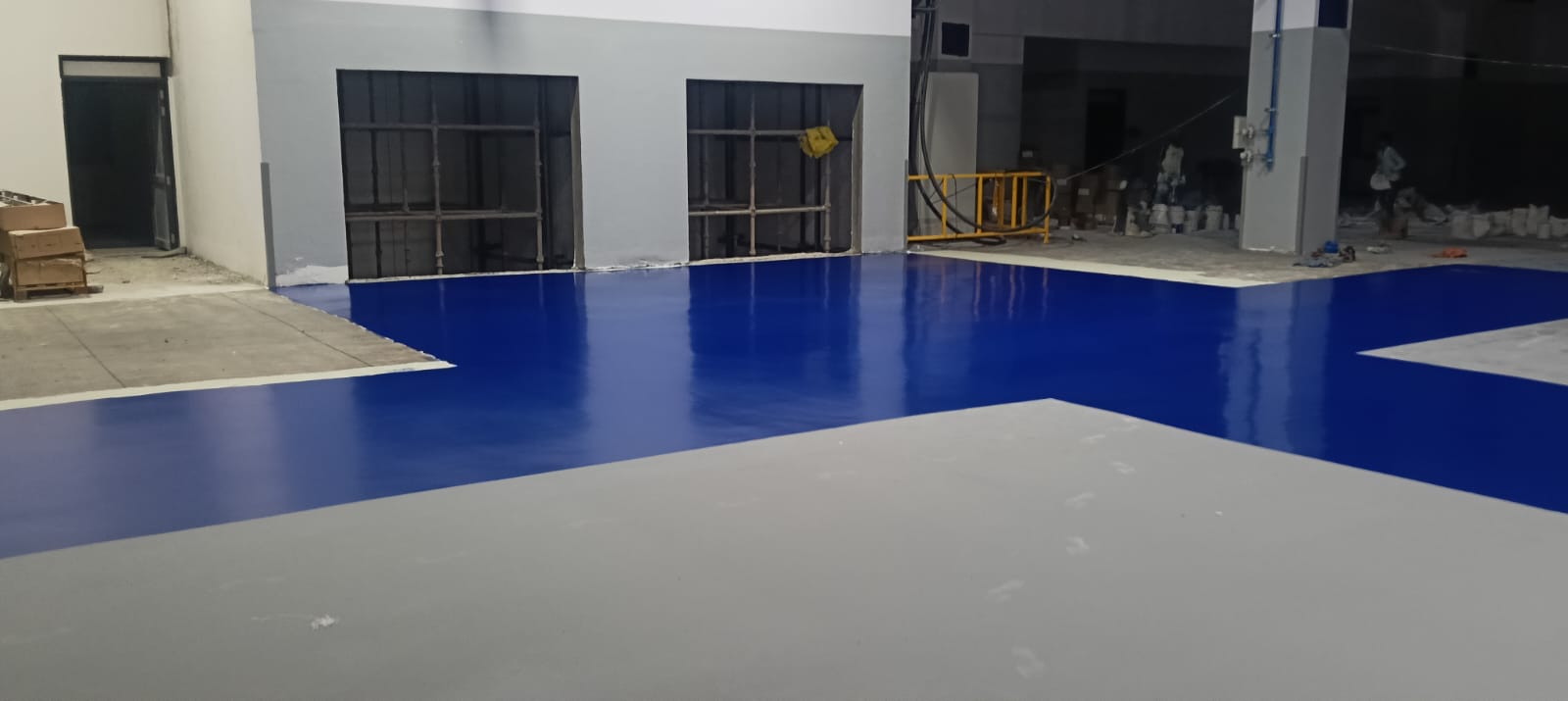 PU FLOORING WORK AT JYOTI CNC 2