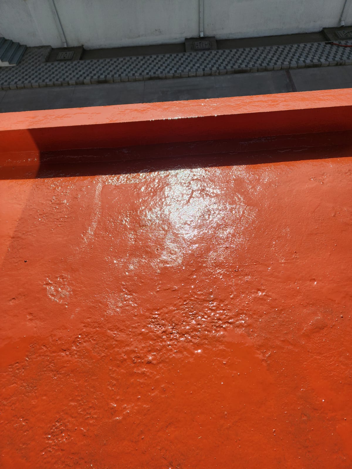 PU2KP waterproofing work myk Laticrete 2