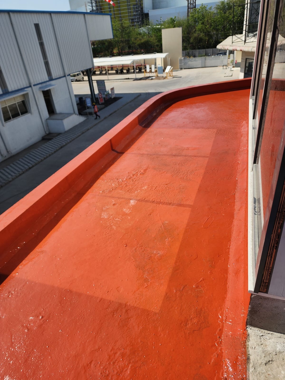 PU2KP waterproofing work myk Laticrete 4