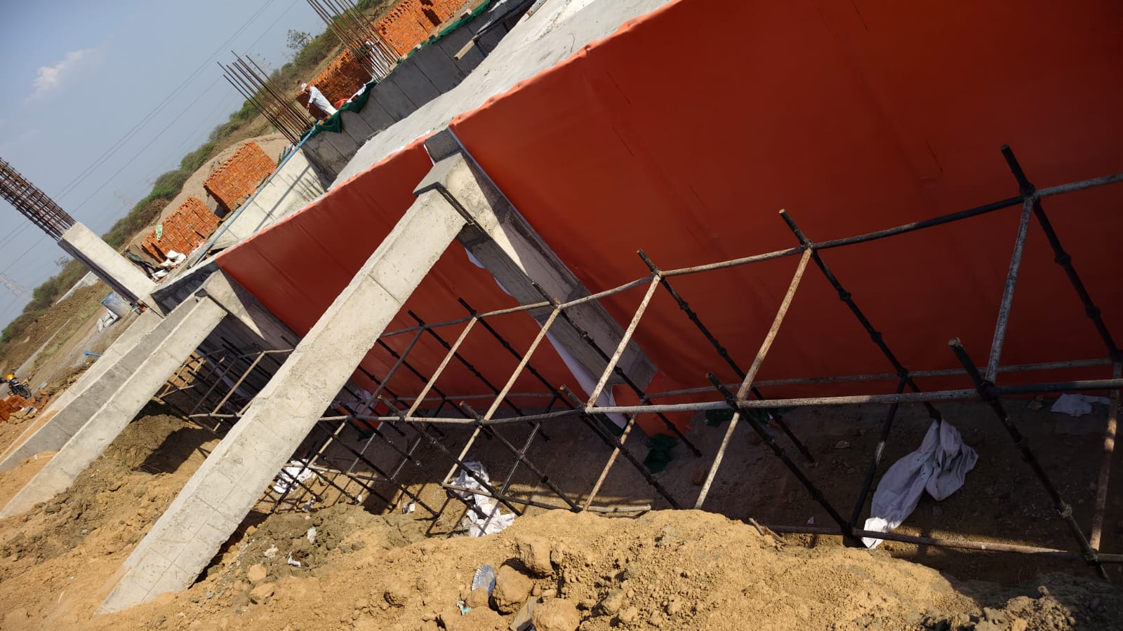 PVC Mambrane work at Air force darjipura 2