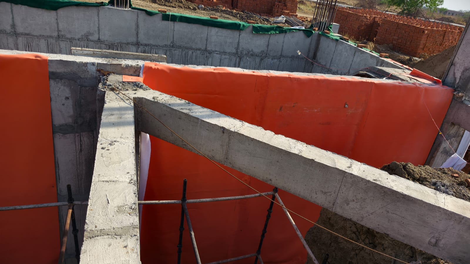PVC Mambrane work at Air force darjipura