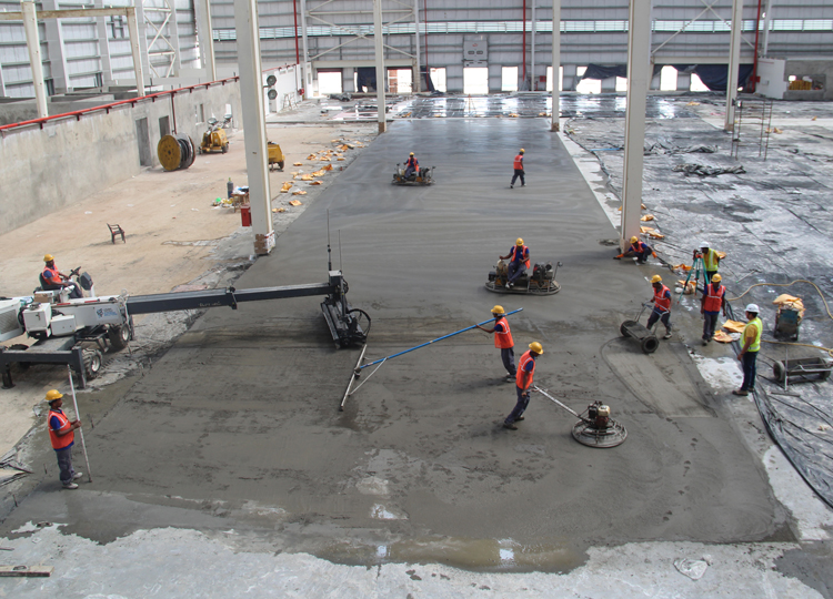 Concrete Flooring with Laser Screed Technology