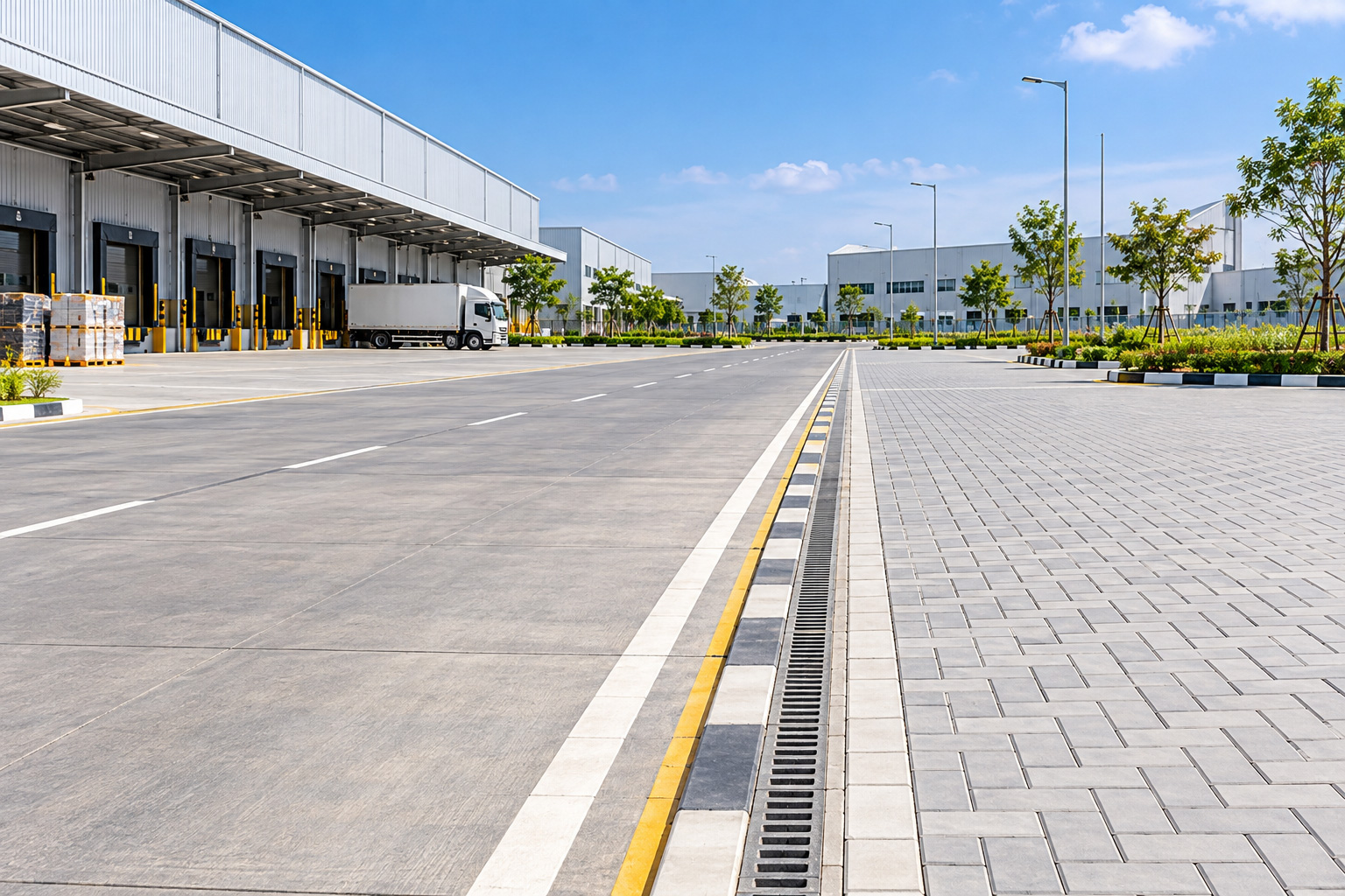 Roads and Paved Area