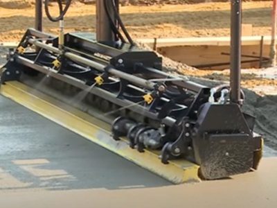 Laser-screed