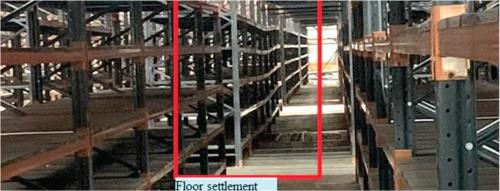 Floor settlement test
